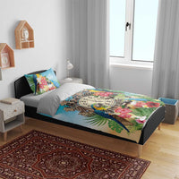 It's 5 o'clock Somewhere Bedding Set Hawaiian Tropical Parrots - Polynesian Pride