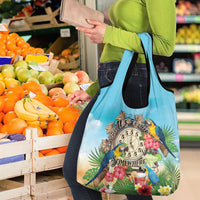 It's 5 o'clock Somewhere Grocery Bag Hawaiian Tropical Parrots LT01 - Polynesian Pride