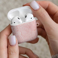 Polynesian Tiare Monstera Soft Pink AirPods Case Liquid Style LT01 - Polynesian Pride