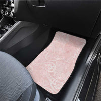 Polynesian Tiare Monstera Soft Pink Car Mats Liquid Style LT01 - Polynesian Pride
