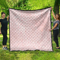 Polynesian Tiare Monstera Soft Pink Quilt Liquid Style LT01 - Polynesian Pride