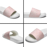 Polynesian Tiare Monstera Soft Pink Slide Sandals Liquid Style LT01 - Polynesian Pride