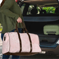 Polynesian Tiare Monstera Soft Pink Travel Bag Liquid Style LT01 - Polynesian Pride