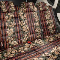 Hawaii Hibiscus Back Car Seat Cover Retro Style - Polynesian Pride