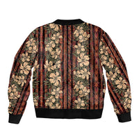 Hawaii Hibiscus Bomber Jacket Retro Style - Polynesian Pride