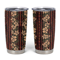 Hawaii Hibiscus Tumbler Cup Retro Style - Polynesian Pride