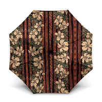 Hawaii Hibiscus Umbrella Retro Style - Polynesian Pride