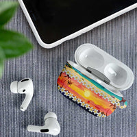 Hawaii Beach Landscape Time-Lapse AirPods Case Tropical Plumeria Flowers LT01 - Polynesian Pride