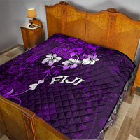 Fiji Masi Quilt Fijian Hibiscus Tapa Purple Version LT01 - Polynesian Pride