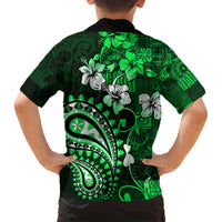 Fiji Masi Paisley With Hibiscus Tapa Hawaiian Shirt Green Version LT01 - Polynesian Pride