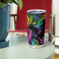 LGBT History Month Tumbler Cup Polynesian Hammerhead Shark LT01 - Polynesian Pride