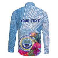 Micronesia Culture Day Family Matching Tank Maxi Dress and Hawaiian Shirt Tribal Pattern Tropical Style LT01 - Polynesian Pride