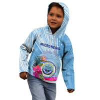 Micronesia Culture Day Kid Hoodie Tribal Pattern Tropical Style LT01 - Polynesian Pride