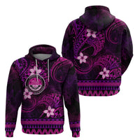 FSM Culture Day Zip Hoodie Tribal Pattern Pink Version LT01 - Polynesian Pride