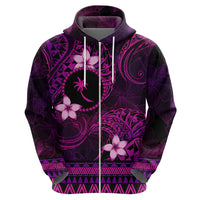 FSM Chuuk State Hoodie Tribal Pattern Pink Version LT01 - Polynesian Pride