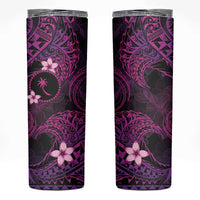 FSM Chuuk State Skinny Tumbler Tribal Pattern Pink Version
