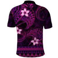 FSM Pohnpei State Polo Shirt Tribal Pattern Pink Version LT01 - Polynesian Pride