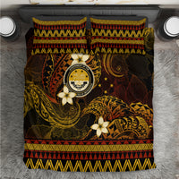 FSM Culture Day Bedding Set Tribal Pattern Gold Version LT01 Gold - Polynesian Pride