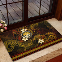 FSM Culture Day Rubber Doormat Tribal Pattern Gold Version LT01 - Polynesian Pride