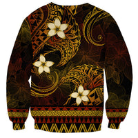 FSM Yap State Sweatshirt Tribal Pattern Gold Version LT01 - Polynesian Pride