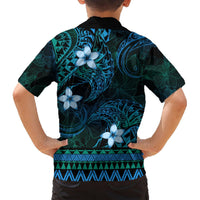 FSM Yap State Hawaiian Shirt Tribal Pattern Ocean Version LT01 - Polynesian Pride