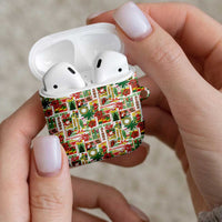 Hawaiian Santa Christmas Pattern AirPods Case White Version - Polynesian Pride