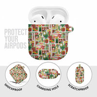Hawaiian Santa Christmas Pattern AirPods Case White Version LT01 - Polynesian Pride