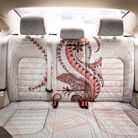 Red Maori Tuatara Back Car Seat Cover Luxury Pastel Pattern