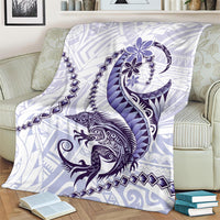 Purple Maori Tuatara Blanket Luxury Pastel Pattern LT01 - Polynesian Pride
