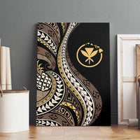 Hawaii Pineapple Brown Tribal Pattern Canvas Wall Art LT01 - Polynesian Pride