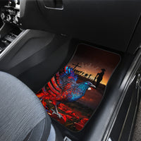 New Zealand Tui Bird Soldier ANZAC Car Mats Lest We Forget LT03 - Polynesian Pride