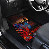 New Zealand Tui Bird Soldier ANZAC Car Mats Lest We Forget LT03 - Polynesian Pride