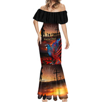 New Zealand Tui Bird Soldier ANZAC Mermaid Dress Lest We Forget LT03 - Polynesian Pride