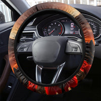 New Zealand Tui Bird Soldier ANZAC Steering Wheel Cover Lest We Forget LT03 - Polynesian Pride