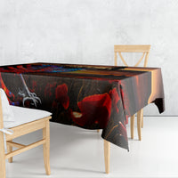 New Zealand Tui Bird Soldier ANZAC Tablecloth Lest We Forget LT03 - Polynesian Pride
