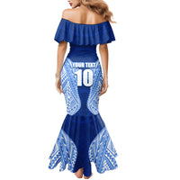 Custom Manu Samoa Rugby Family Matching Mermaid Dress and Hawaiian Shirt Polynesian Tattoo LT03