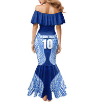 Custom Manu Samoa Rugby Mermaid Dress Polynesian Tattoo LT03 - Polynesian Pride