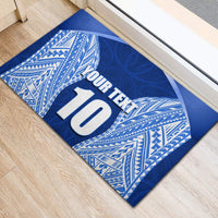 Custom Manu Samoa Rugby Rubber Doormat Polynesian Tattoo LT03 - Polynesian Pride