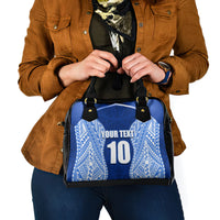 Custom Manu Samoa Rugby Shoulder Handbag Polynesian Tattoo LT03 - Polynesian Pride