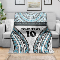 Custom Flying Fijians Rugby Blanket Tapa Tribal Cloth