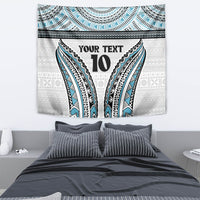 Custom Flying Fijians Rugby Tapestry Tapa Tribal Cloth