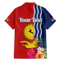 Personalised Kiribati Independence Day Hawaiian Shirt Kiribati Map With Flag Color LT03 - Polynesian Pride