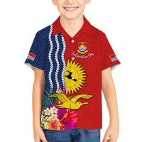 Personalised Kiribati Independence Day Hawaiian Shirt Kiribati Map With Flag Color LT03 - Polynesian Pride