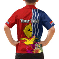 Personalised Kiribati Independence Day Hawaiian Shirt Kiribati Map With Flag Color LT03 - Polynesian Pride
