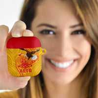 American Samoa Fautasi Race AirPods Case Aeto Pago Pago with Eagle Samoan Tribal Patterns LT03 - Polynesian Pride