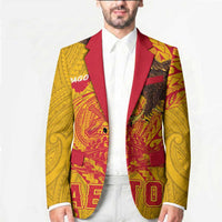Personalized American Samoa Fautasi Race Blazer Aeto Pago Pago with Eagle Samoan Tribal Patterns LT03 - Polynesian Pride
