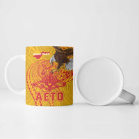American Samoa Fautasi Race Ceramic Mug Aeto Pago Pago with Eagle Samoan Tribal Patterns LT03 - Polynesian Pride