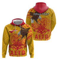 Personalized American Samoa Fautasi Race Hoodie Aeto Pago Pago with Eagle Samoan Tribal Patterns LT03 - Polynesian Pride