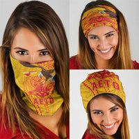 American Samoa Fautasi Race Neck Gaiter Aeto Pago Pago with Eagle Samoan Tribal Patterns LT03 - Polynesian Pride