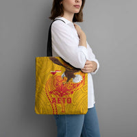 American Samoa Fautasi Race Tote Bag Aeto Pago Pago with Eagle Samoan Tribal Patterns LT03 - Polynesian Pride